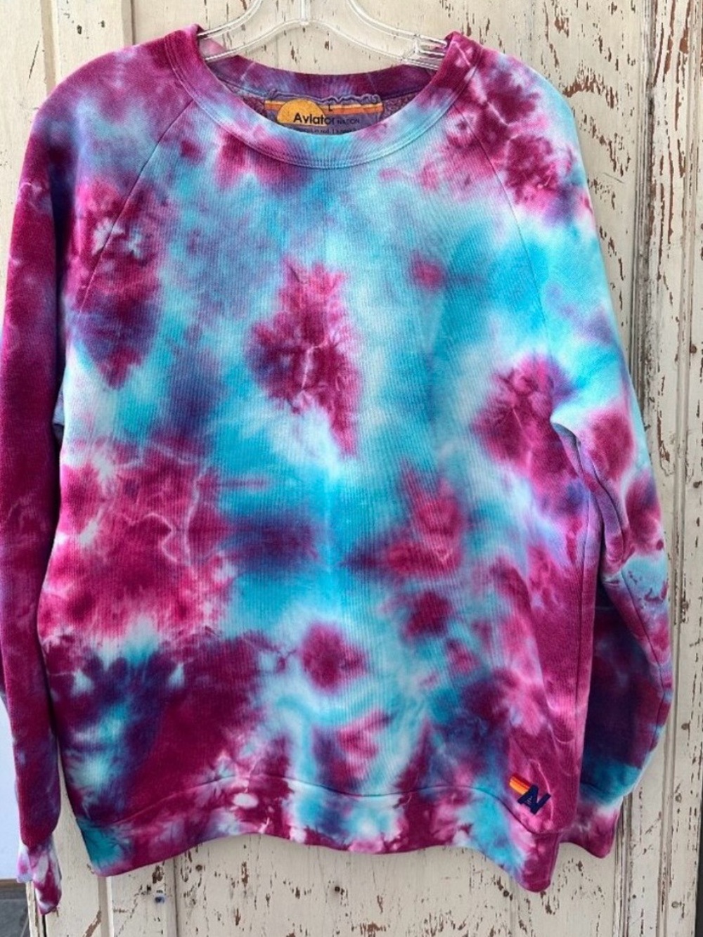 Aviator Nation Tie-Dye Crewneck Sweatshirt - Picture 2 of 7